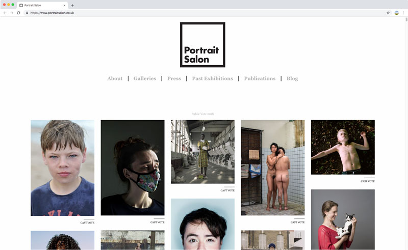 'Portrait Salon Website'