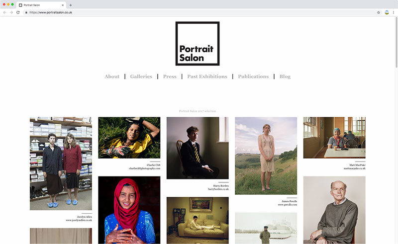 'Portrait Salon Website'